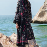 Afrozeh Summer Together Embroidered Lawn 3Pc Suit - Levana