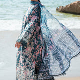 Afrozeh Summer Together Embroidered Lawn 3Pc Suit - Clover