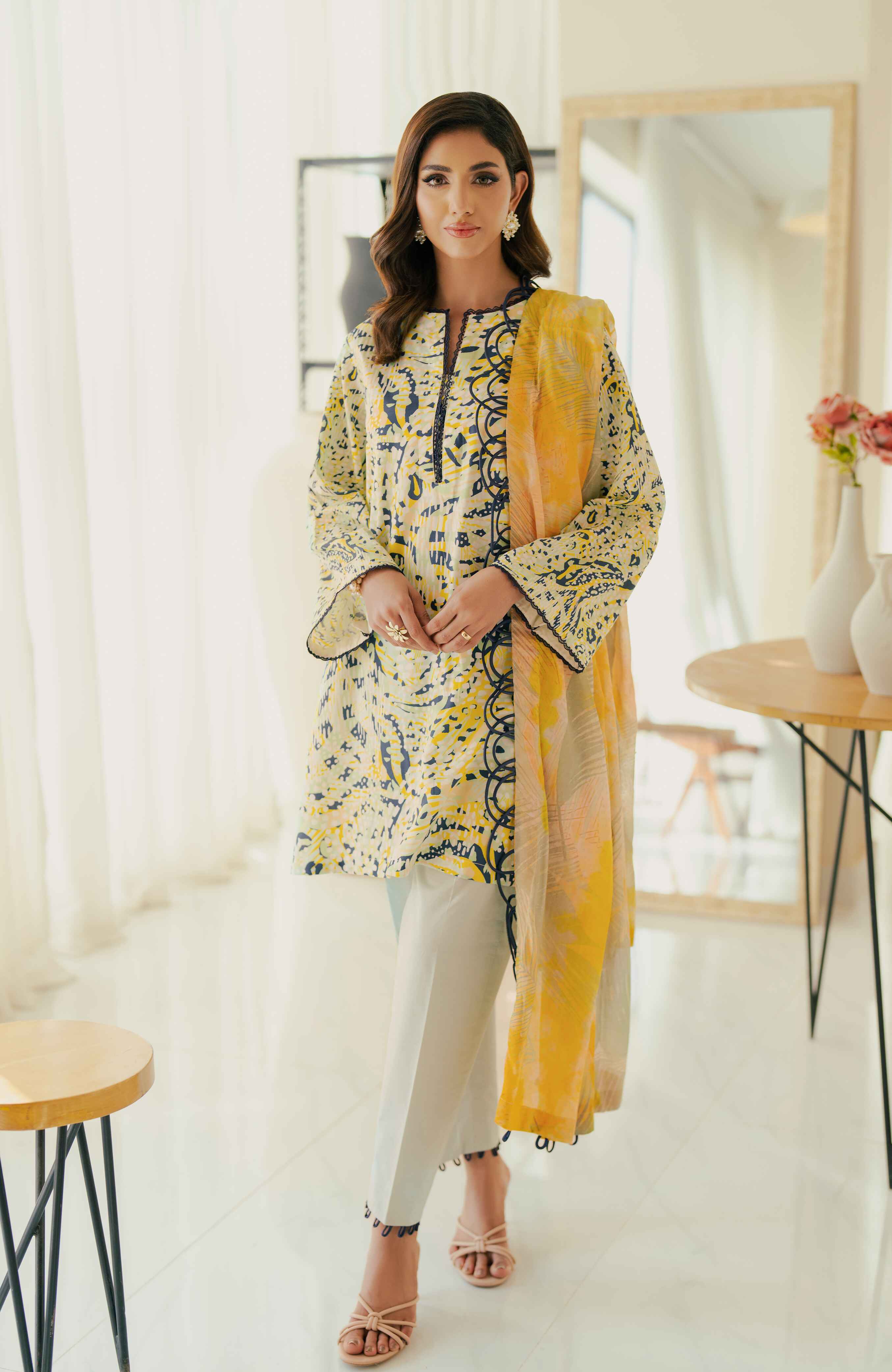 Al Zohaib | Sun Shine Bloom Cotton Silk |  SCS-24-06