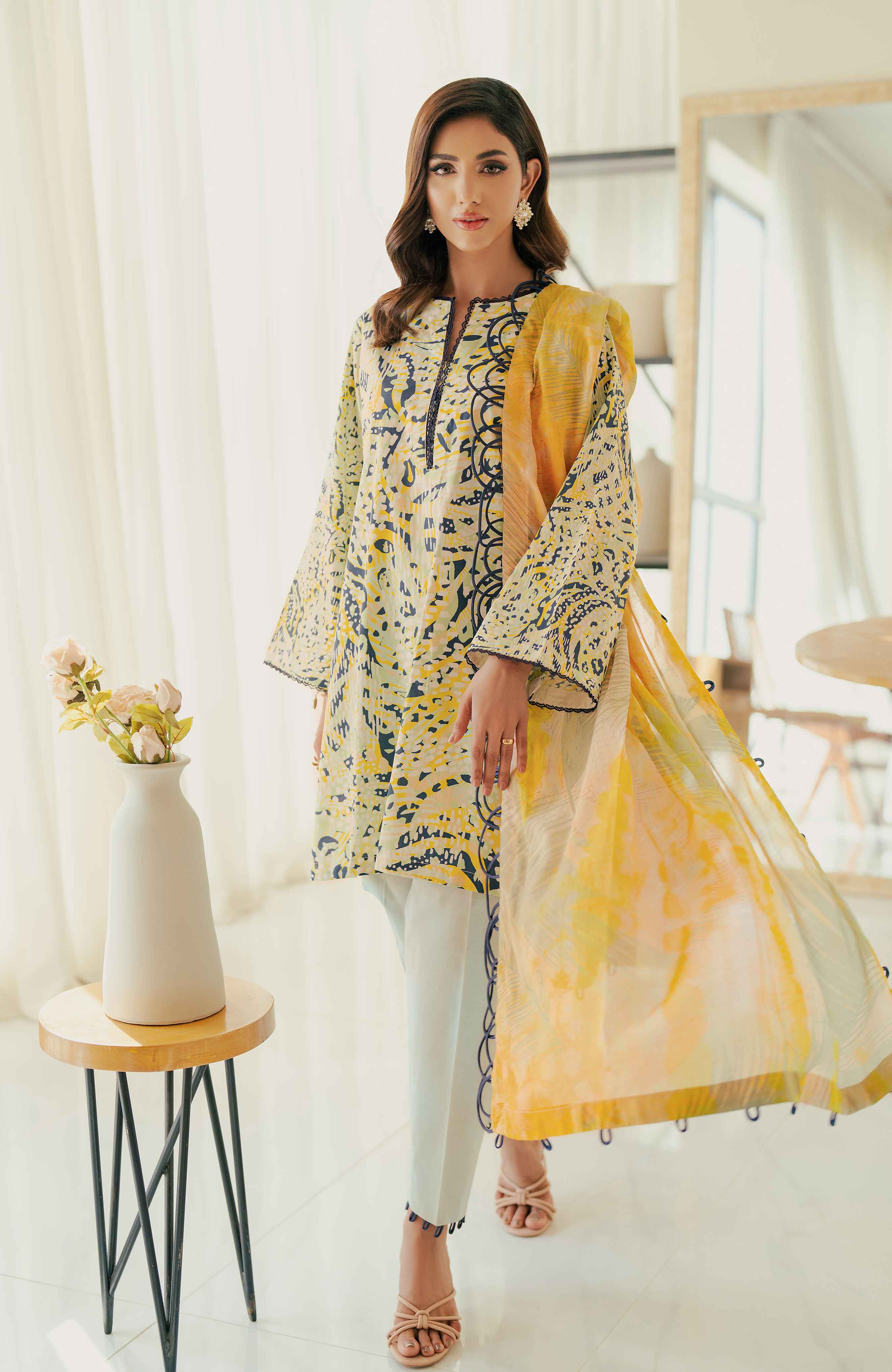 Al Zohaib | Sun Shine Bloom Cotton Silk |  SCS-24-06
