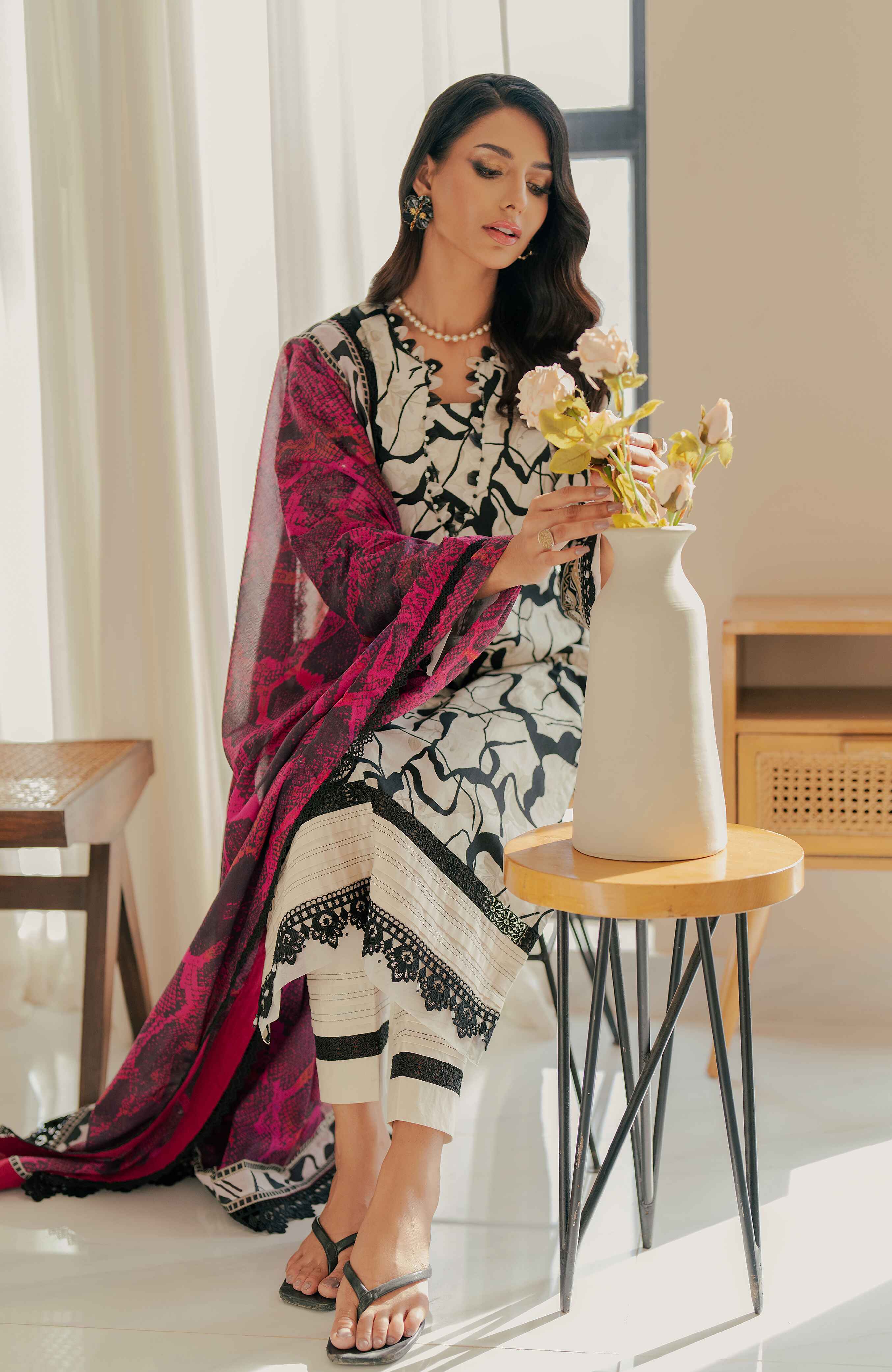 Al Zohaib | Sun Shine Bloom Cotton Silk |  SCS-24-07