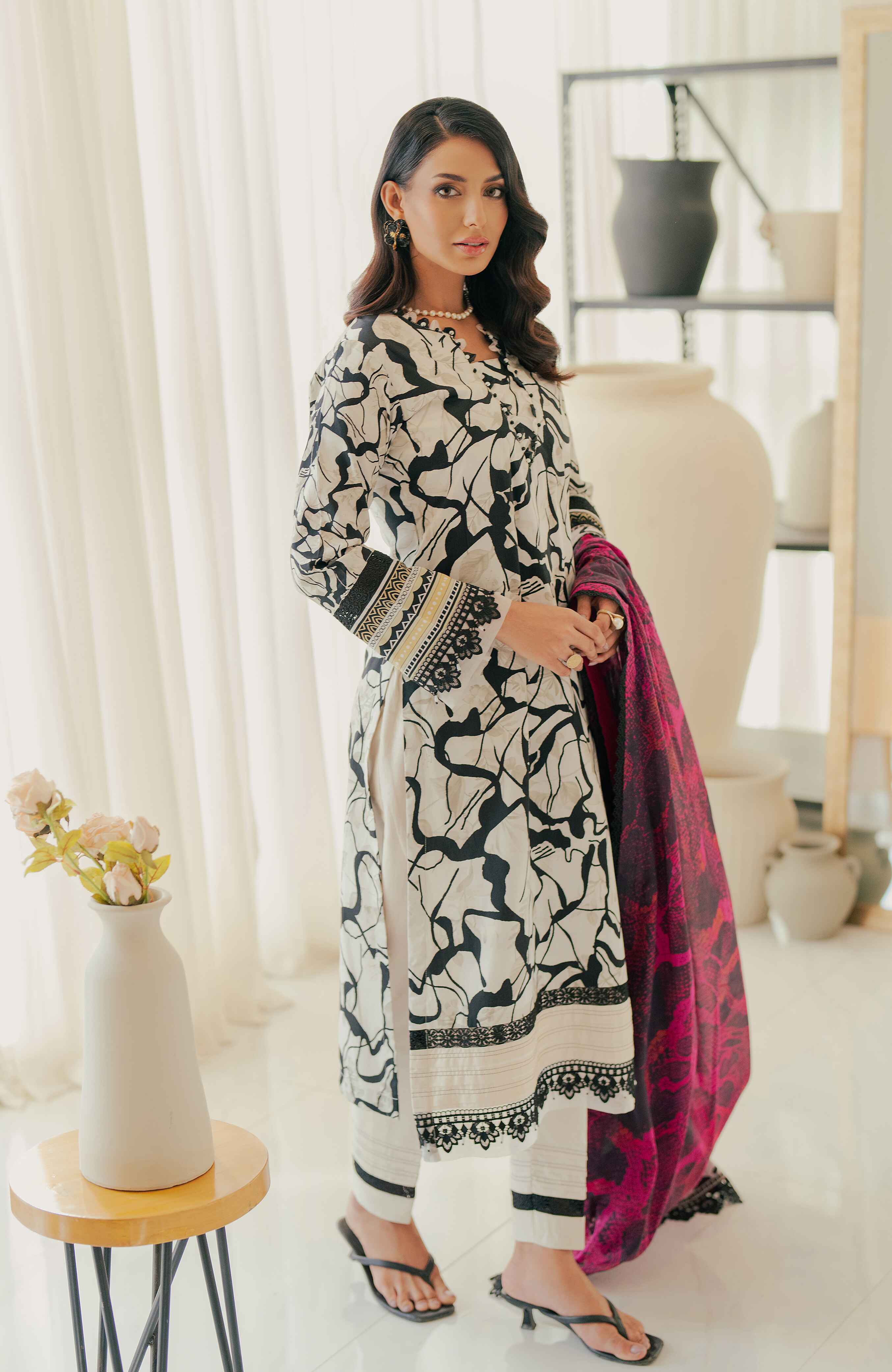 Al Zohaib | Sun Shine Bloom Cotton Silk |  SCS-24-07