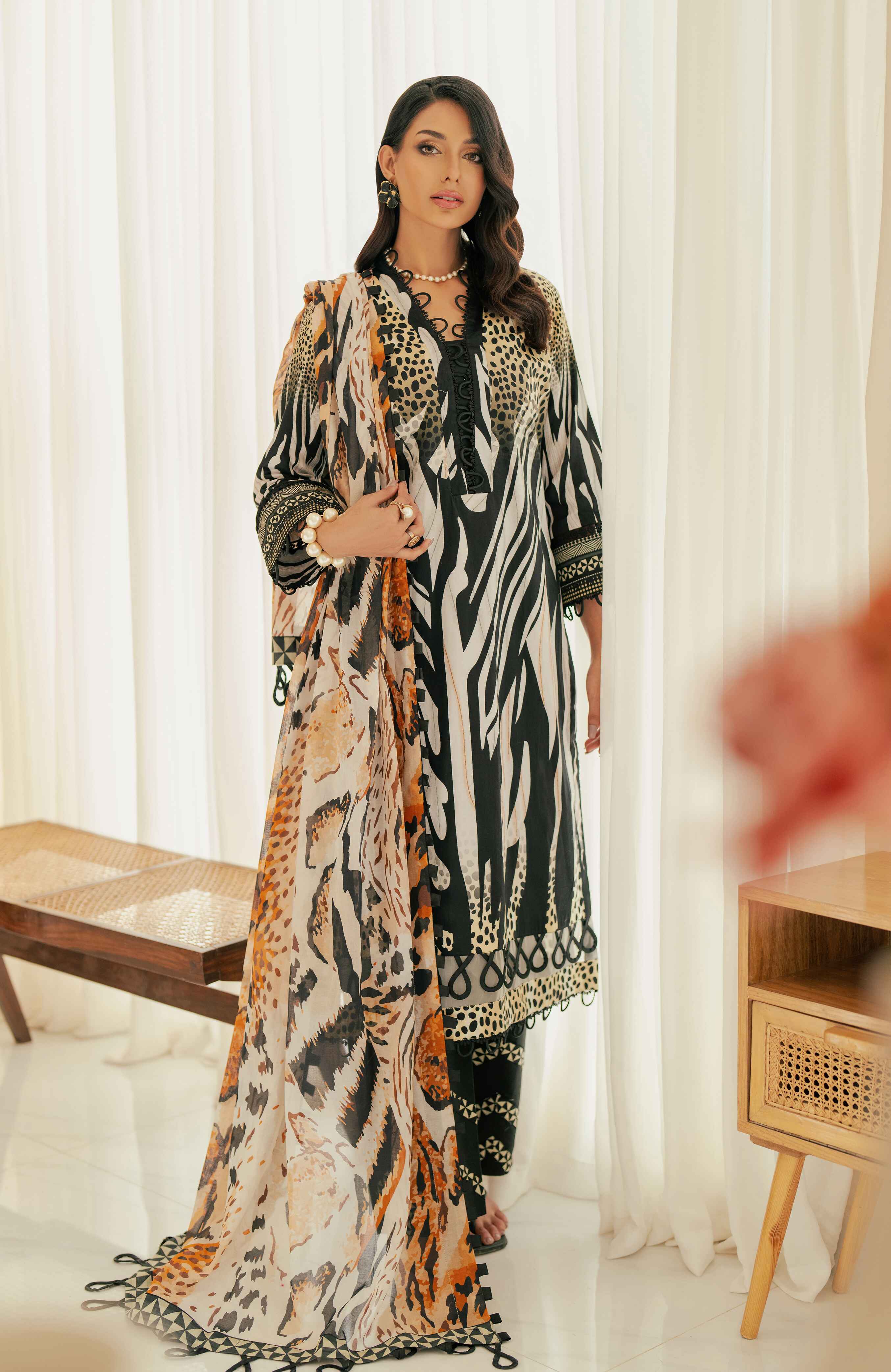 Al Zohaib | Sun Shine Bloom Cotton Silk |  SCS-24-08