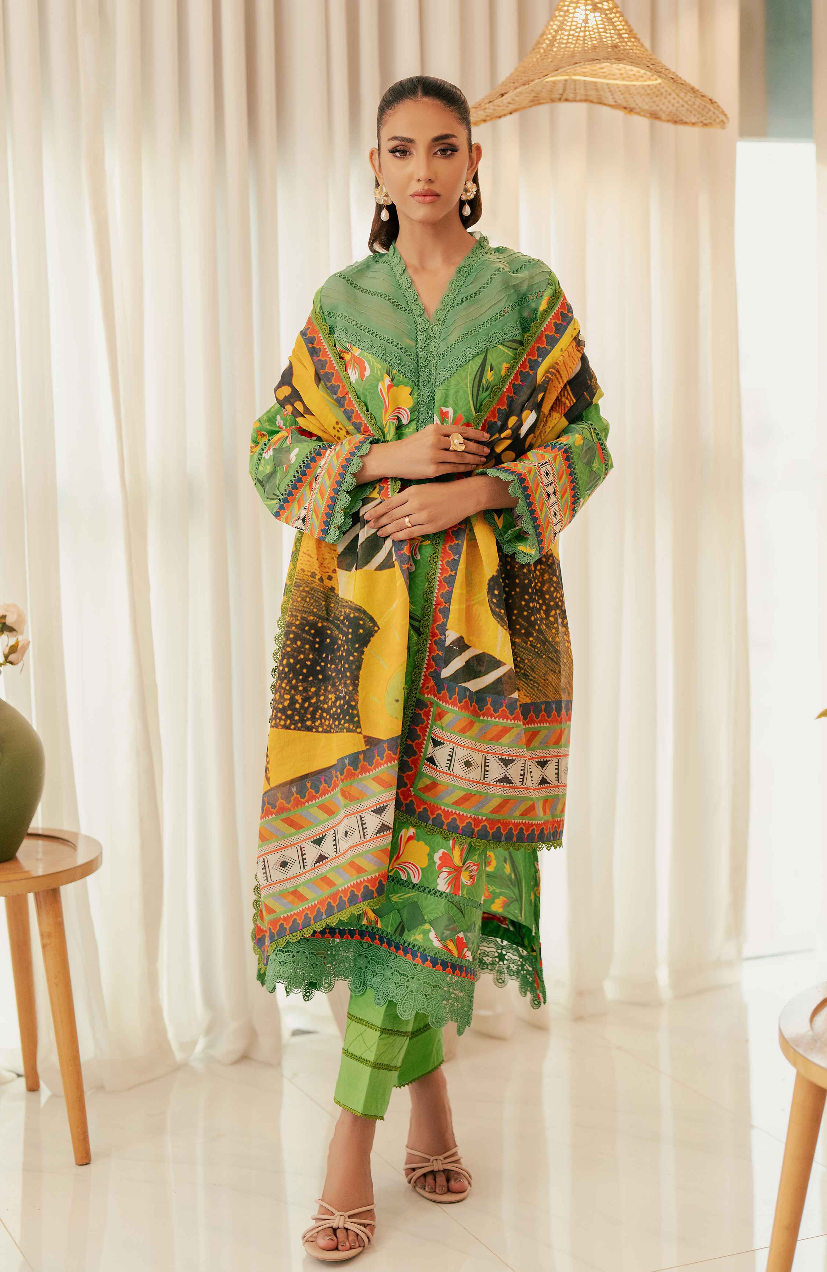 Al Zohaib | Sun Shine Bloom Cotton Silk |  SCS-24-11