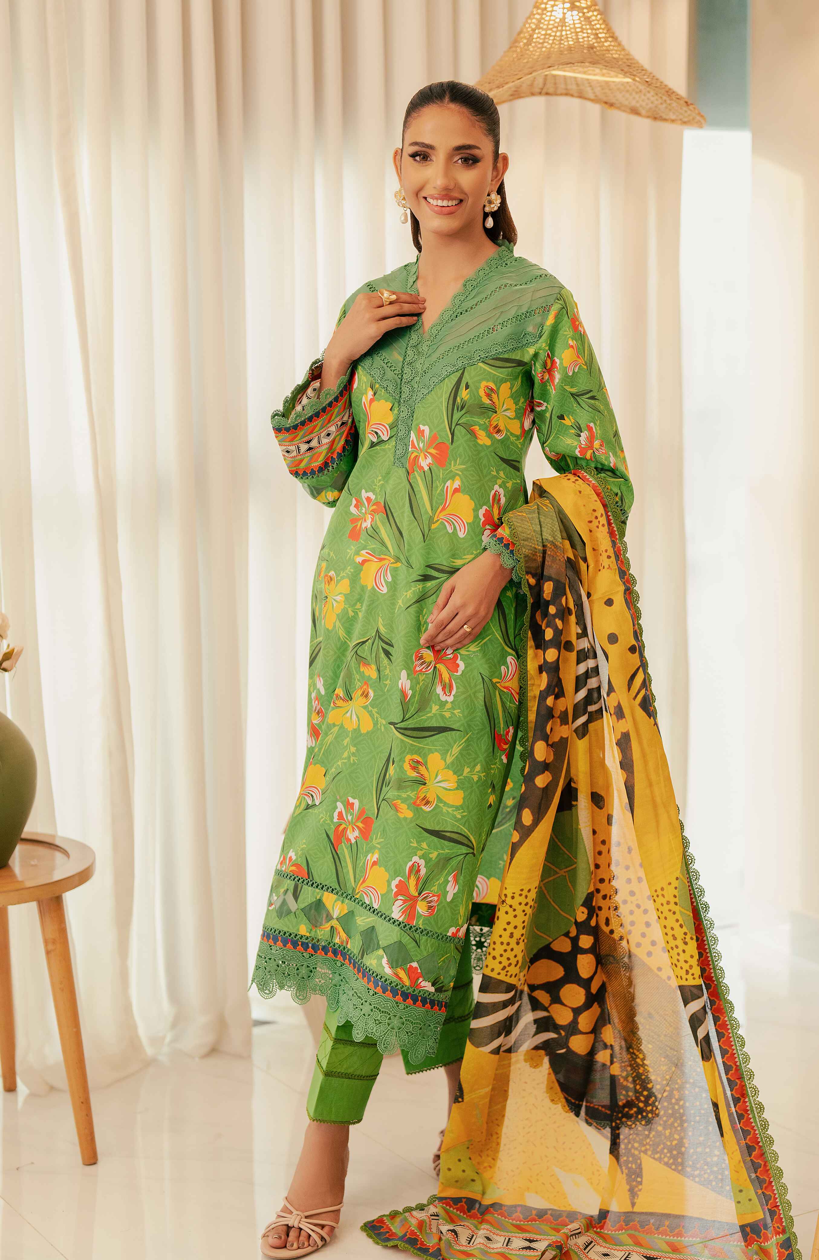 Al Zohaib | Sun Shine Bloom Cotton Silk |  SCS-24-11