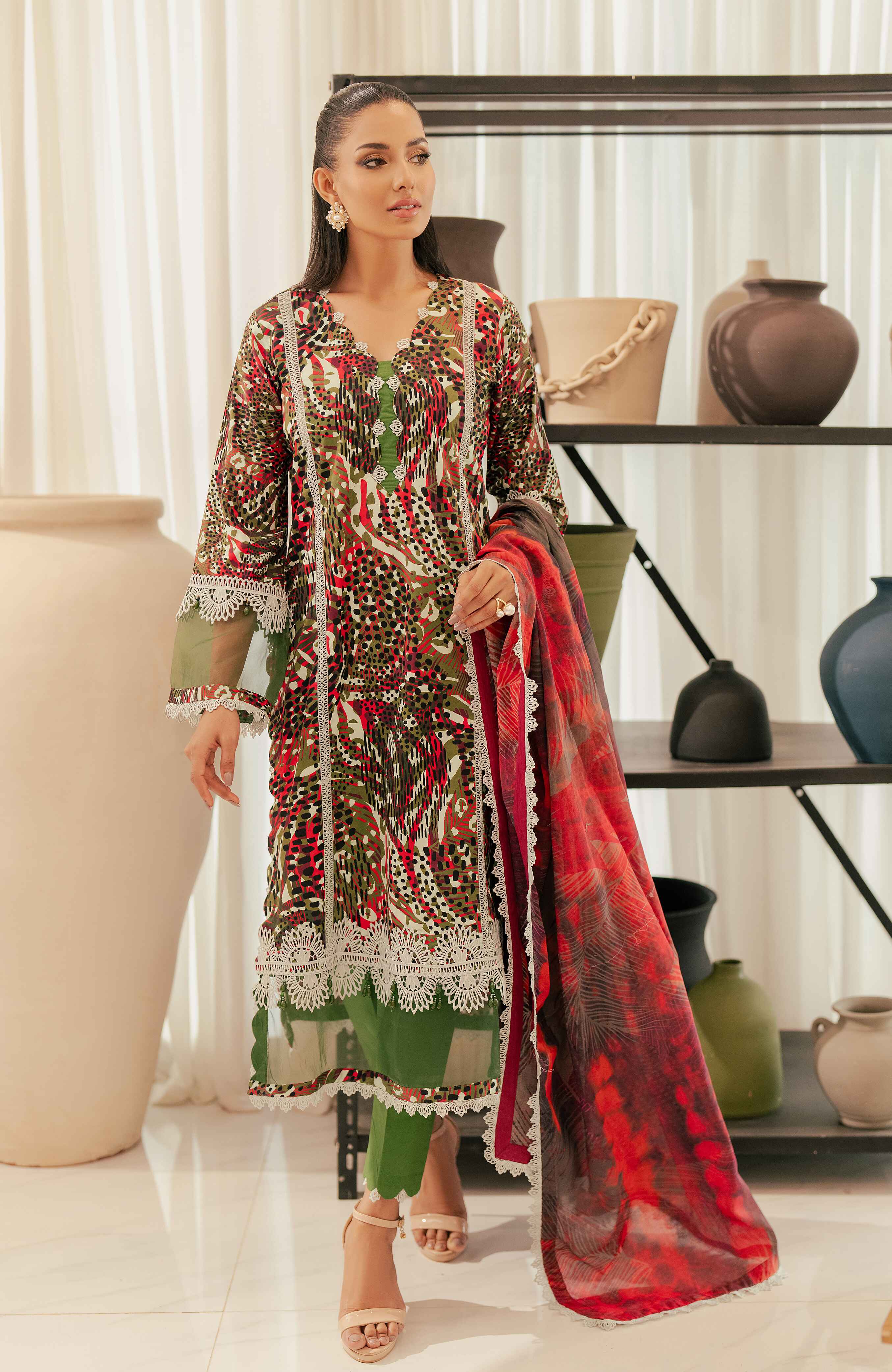 Al Zohaib | Sun Shine Bloom Cotton Silk |  SCS-24-14