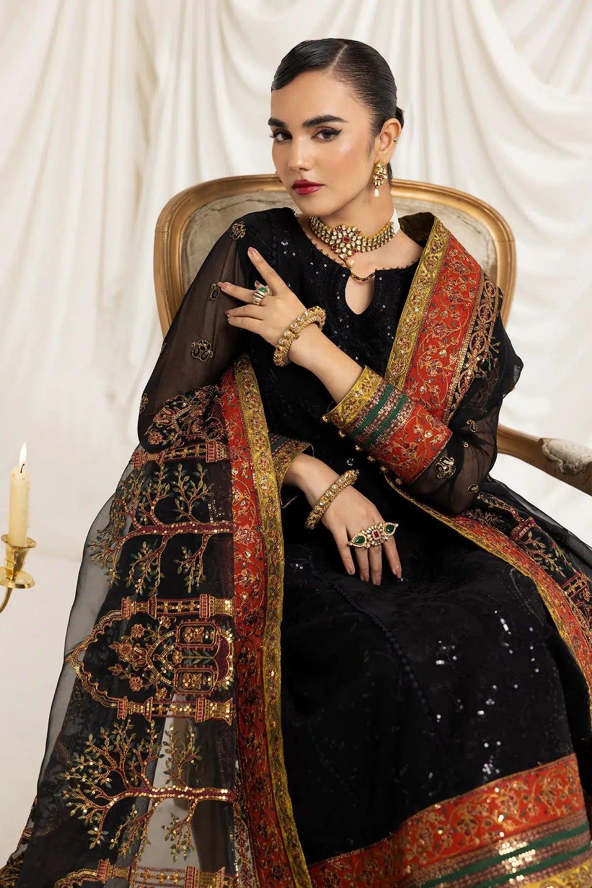 Alizeh | Formals Collection | Mehlika B (BLACK) - Rang-e-Khaas
