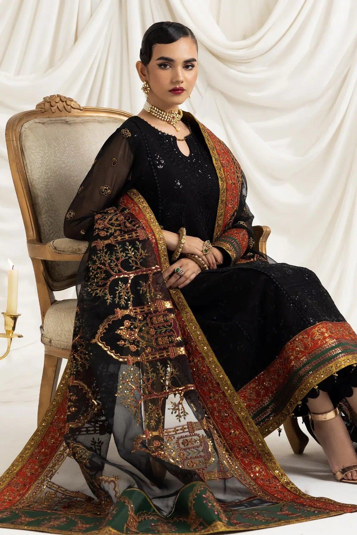 Alizeh | Formals Collection | Mehlika B (BLACK) - Rang-e-Khaas