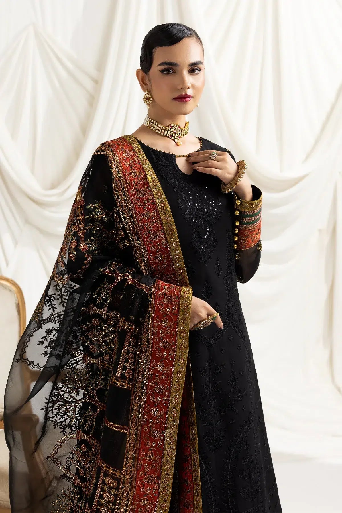 Alizeh | Formals Collection | Mehlika B (BLACK) - Rang-e-Khaas