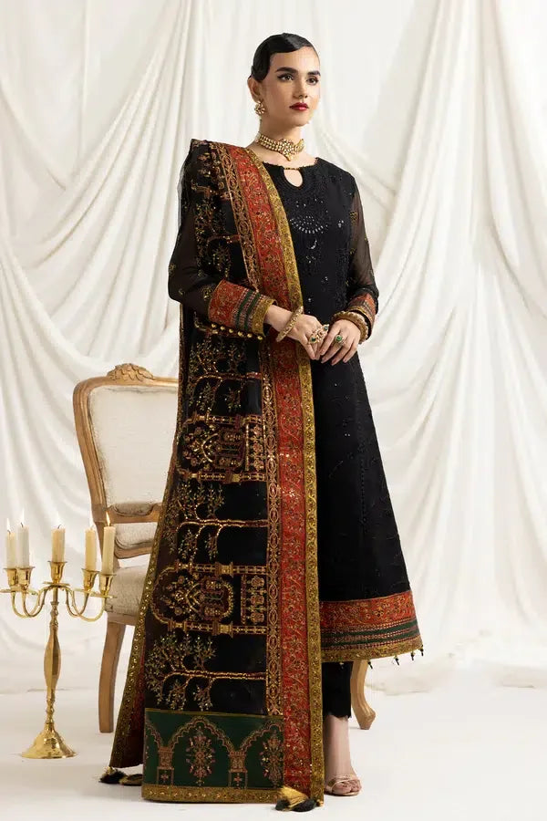 Alizeh | Formals Collection | Mehlika B (BLACK) - Rang-e-Khaas