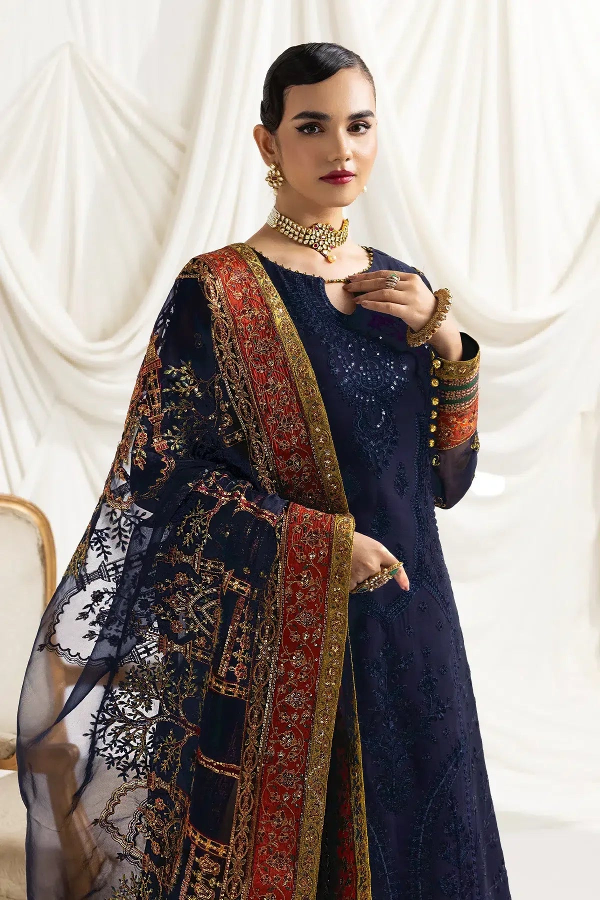 Alizeh | Formals Collection | Mehlika C (BLUE) - Rang-e-Khaas