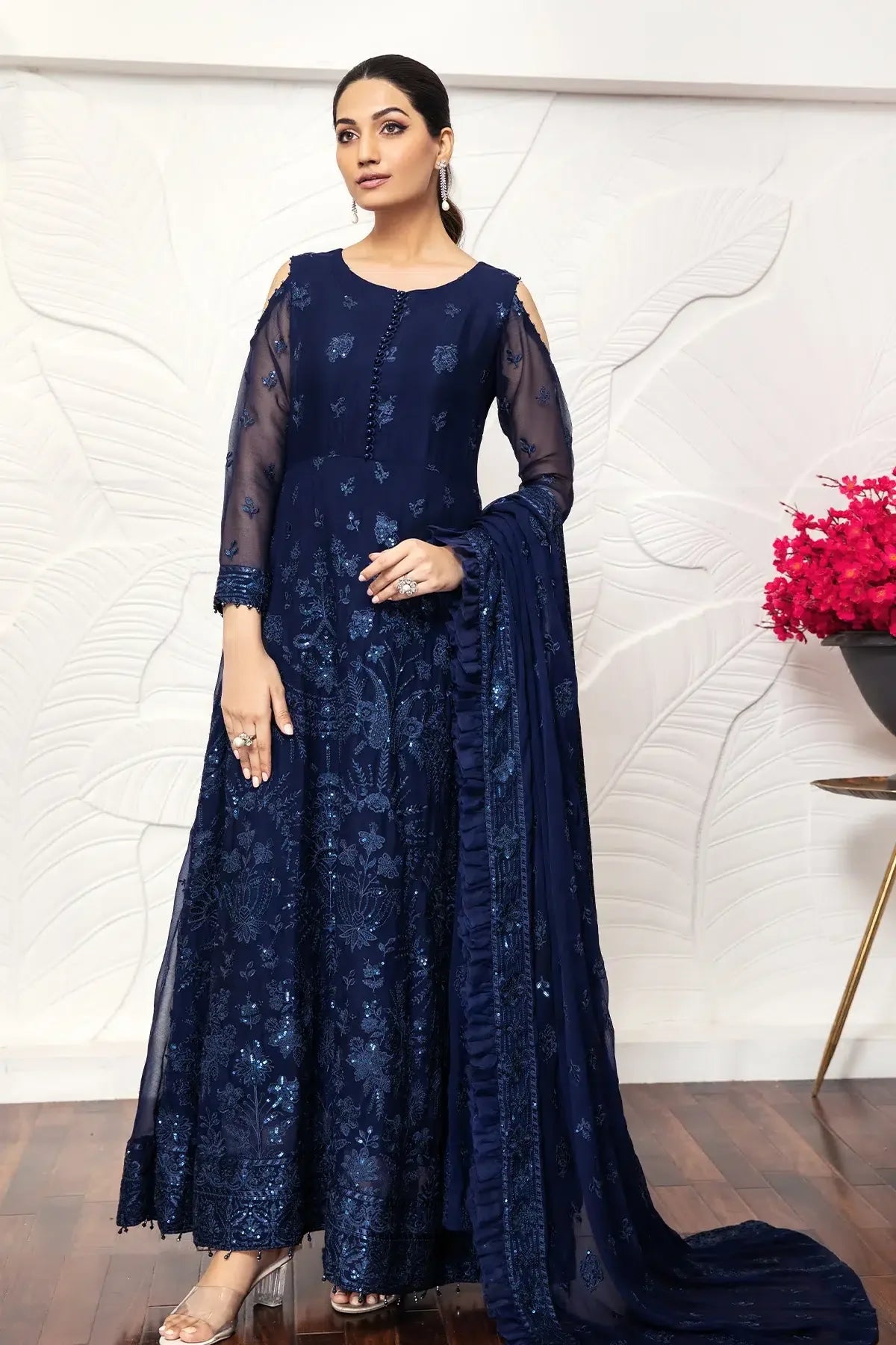 Alizeh | Formals Collection | Glace Blue - Rang-e-Khaas