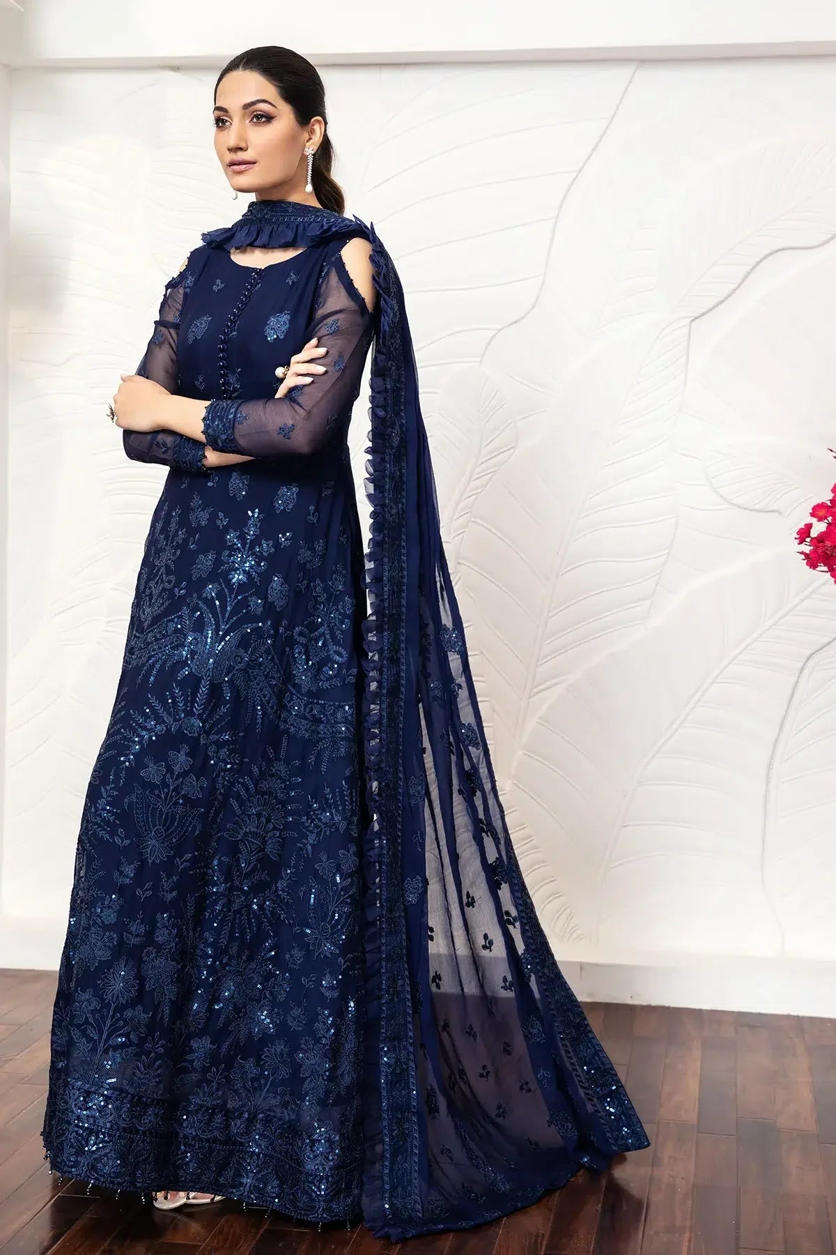 Alizeh | Formals Collection | Glace Blue - Rang-e-Khaas