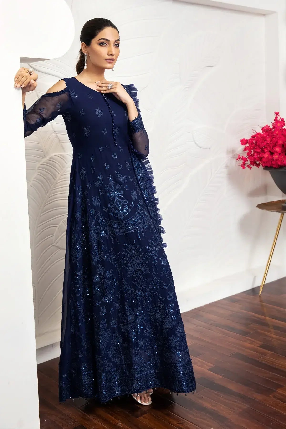 Alizeh | Formals Collection | Glace Blue - Rang-e-Khaas