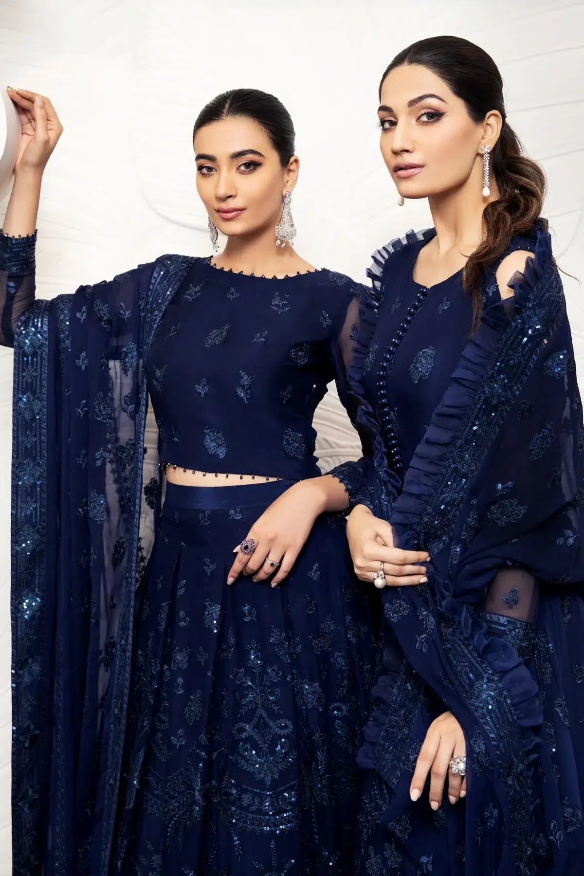 Alizeh | Formals Collection | Glace Blue - Rang-e-Khaas