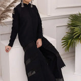 Alizeh | Formals Collection | Black Dress 3 piece - RTW1004