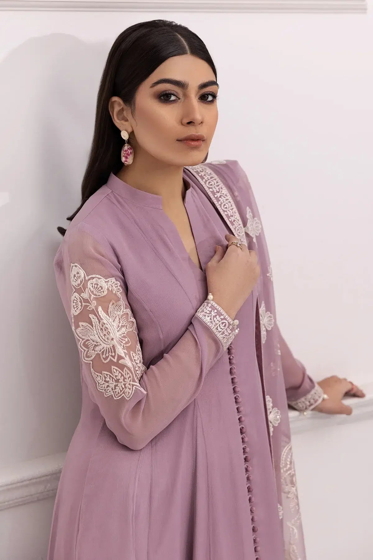 Alizeh | Formals Collection | Lilac Dress 3 piece - RTW1006 - Rang-e-Khaas