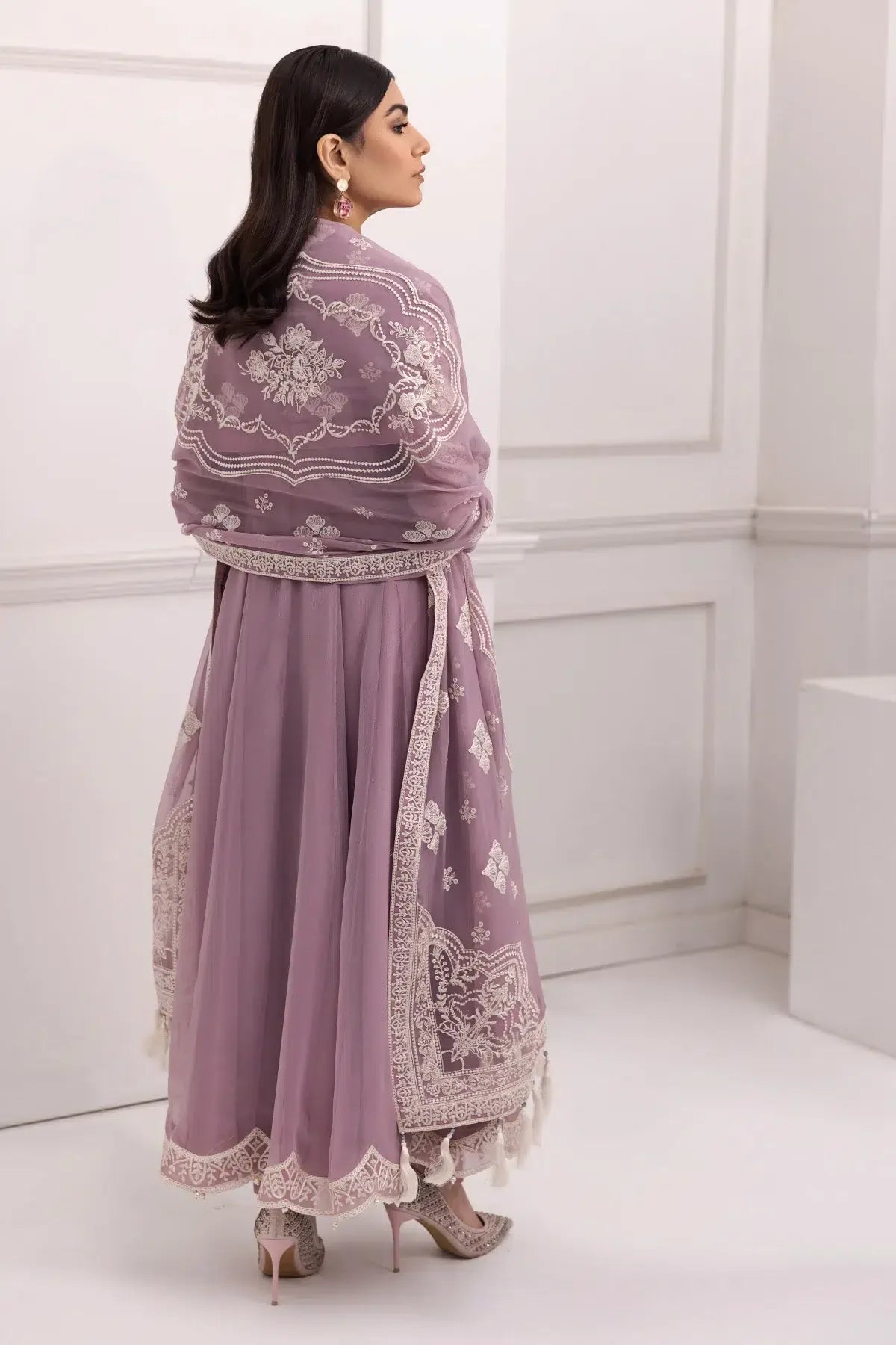 Alizeh | Formals Collection | Lilac Dress 3 piece - RTW1006 - Rang-e-Khaas