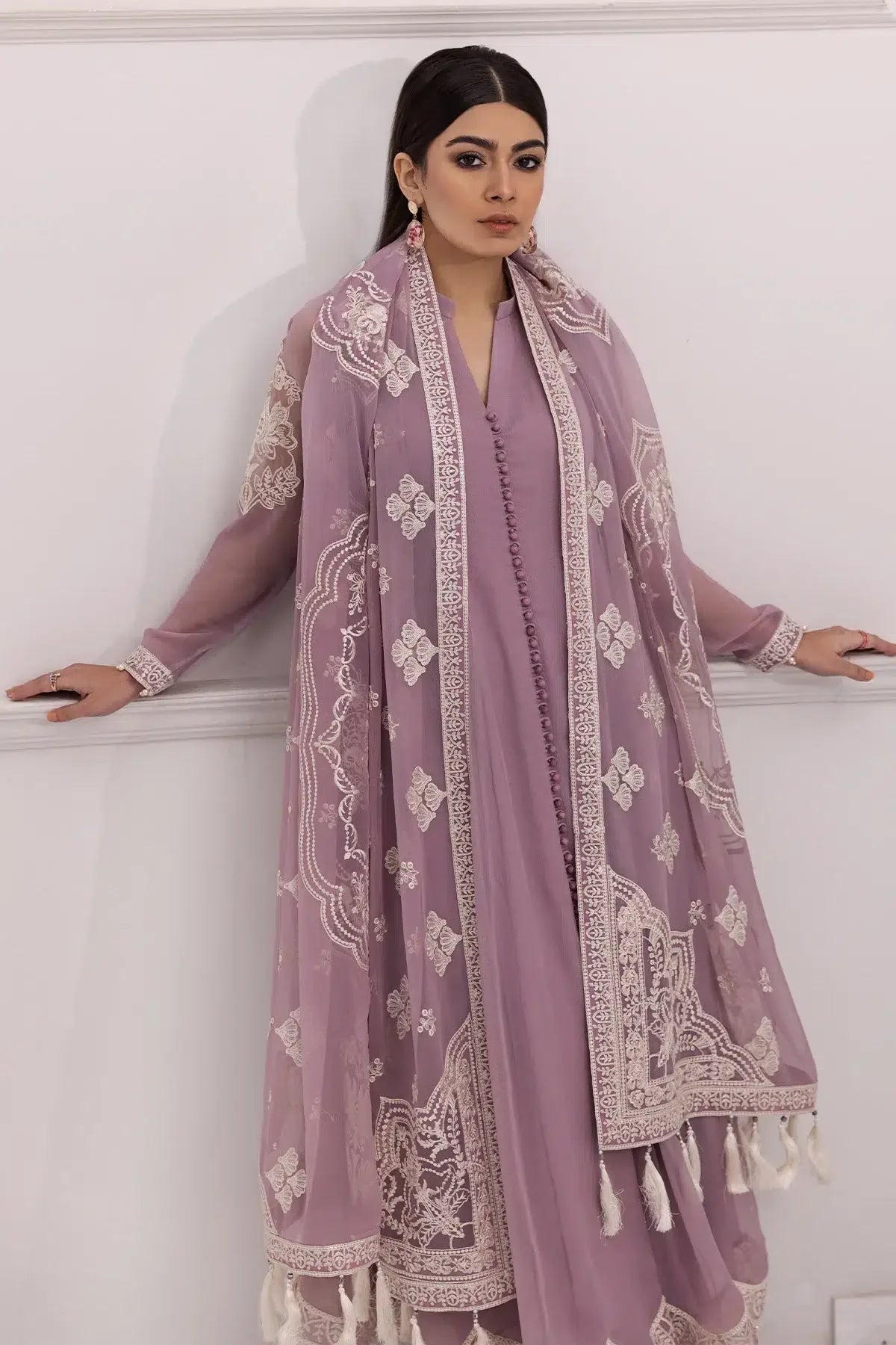 Alizeh | Formals Collection | Lilac Dress 3 piece - RTW1006 - Rang-e-Khaas