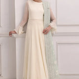 Alizeh | Formals Collection | Off White Dress 3 piece - RTW1007