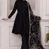 Alizeh | Formals Collection | Black Dress 3 piece - RTW1008