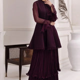 Alizeh | Formals Collection | Purple Frock 2 piece - RTW1001