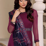 Alizeh | Formals Collection | Magenta 3 piece - RTW1013
