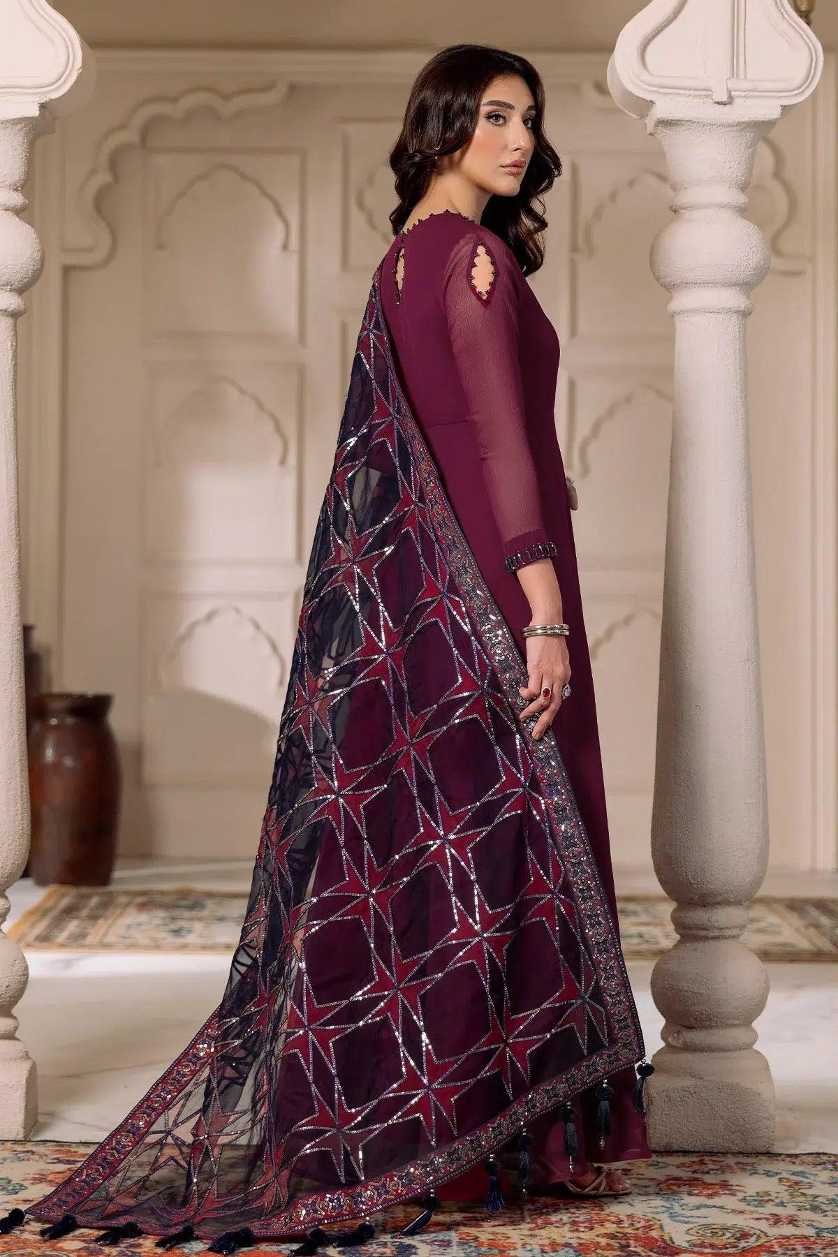 Alizeh | Formals Collection | Magenta 3 piece - RTW1013 - Rang-e-Khaas
