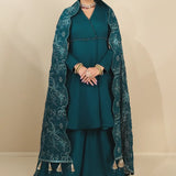 Alizeh | Formals Collection | Sea Green Peplum 3 piece - RTW1015