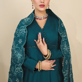 Alizeh | Formals Collection | Sea Green Peplum 3 piece - RTW1015
