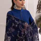 Alizeh | Formals Collection | Royal Blue Dress 3 piece - RTW1002