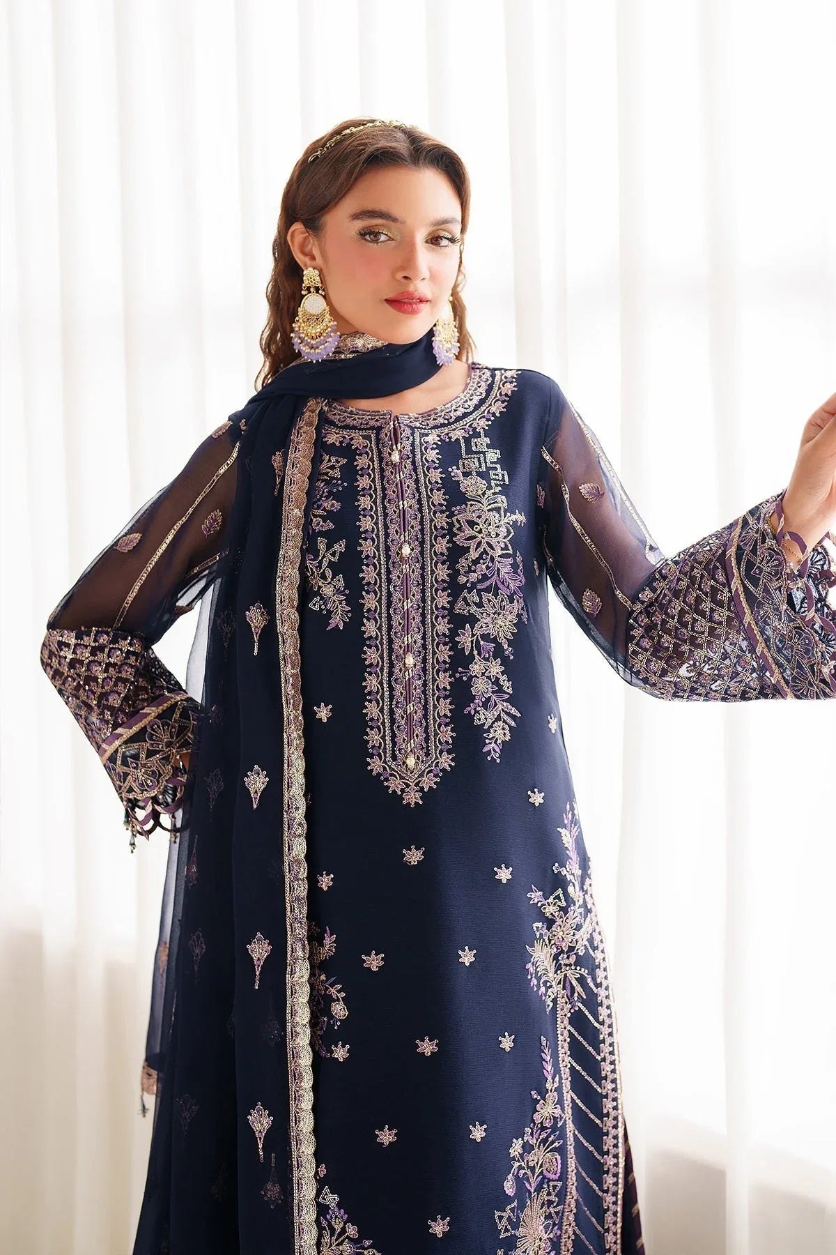 Alizeh | Dua Formals 24 | AF-DUA-3027-Falak - Rang-e-Khaas