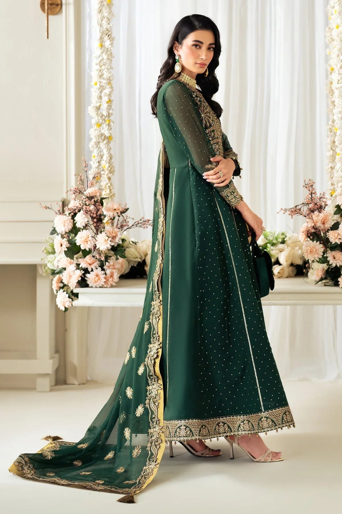Alizeh | Selene Luxury Chiffon Collection 25 | AF-PS-8003-Citrus - Rang-e-Khaas