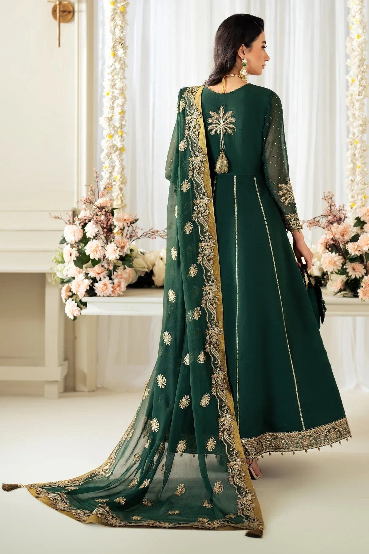 Alizeh | Selene Luxury Chiffon Collection 25 | AF-PS-8003-Citrus - Rang-e-Khaas