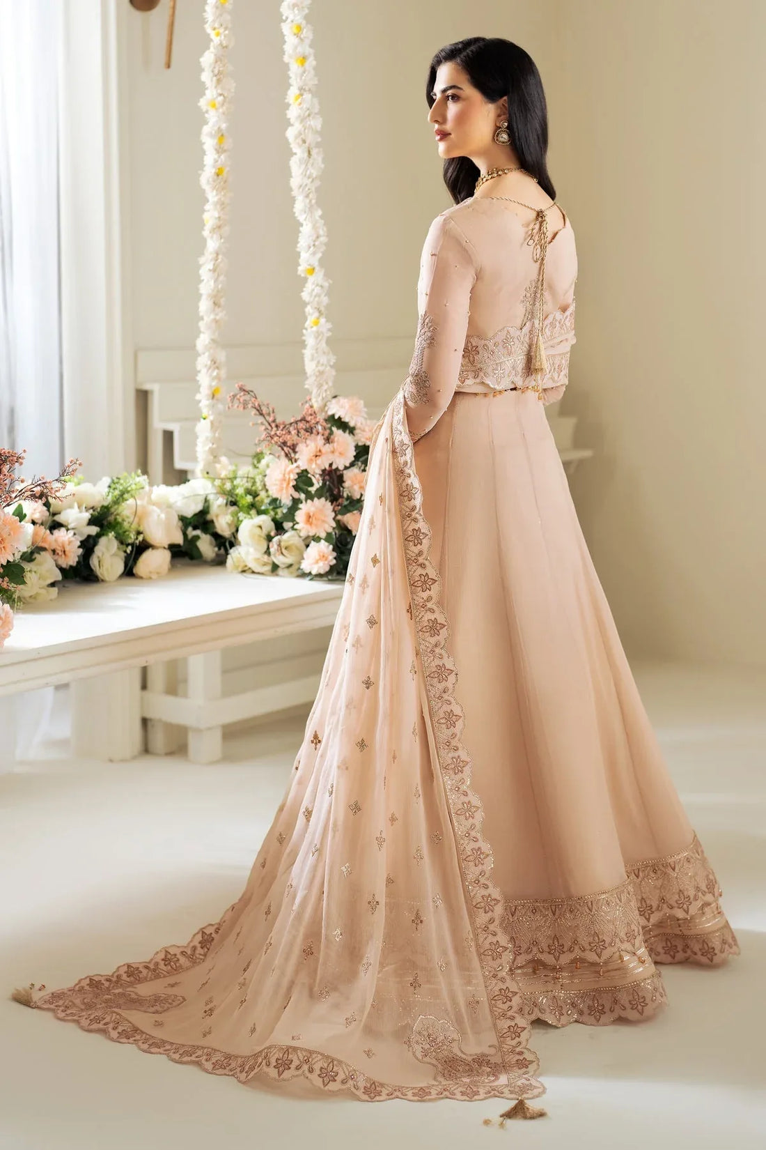 Alizeh | Selene Luxury Chiffon Collection 25 | AF-PS-8004-Lotus - Rang-e-Khaas