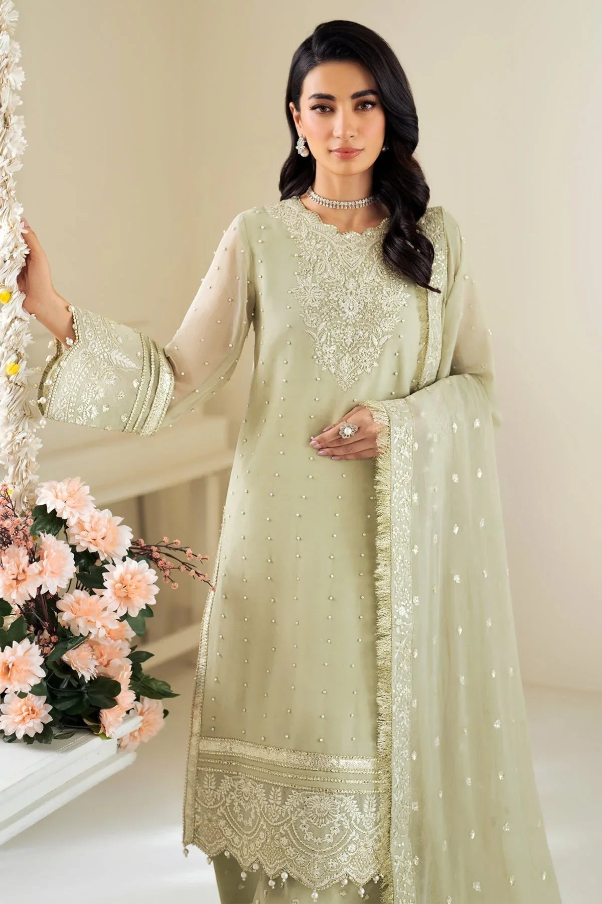 Alizeh | Selene Luxury Chiffon Collection 25 | AF-PS-8008-Neo - Rang-e-Khaas