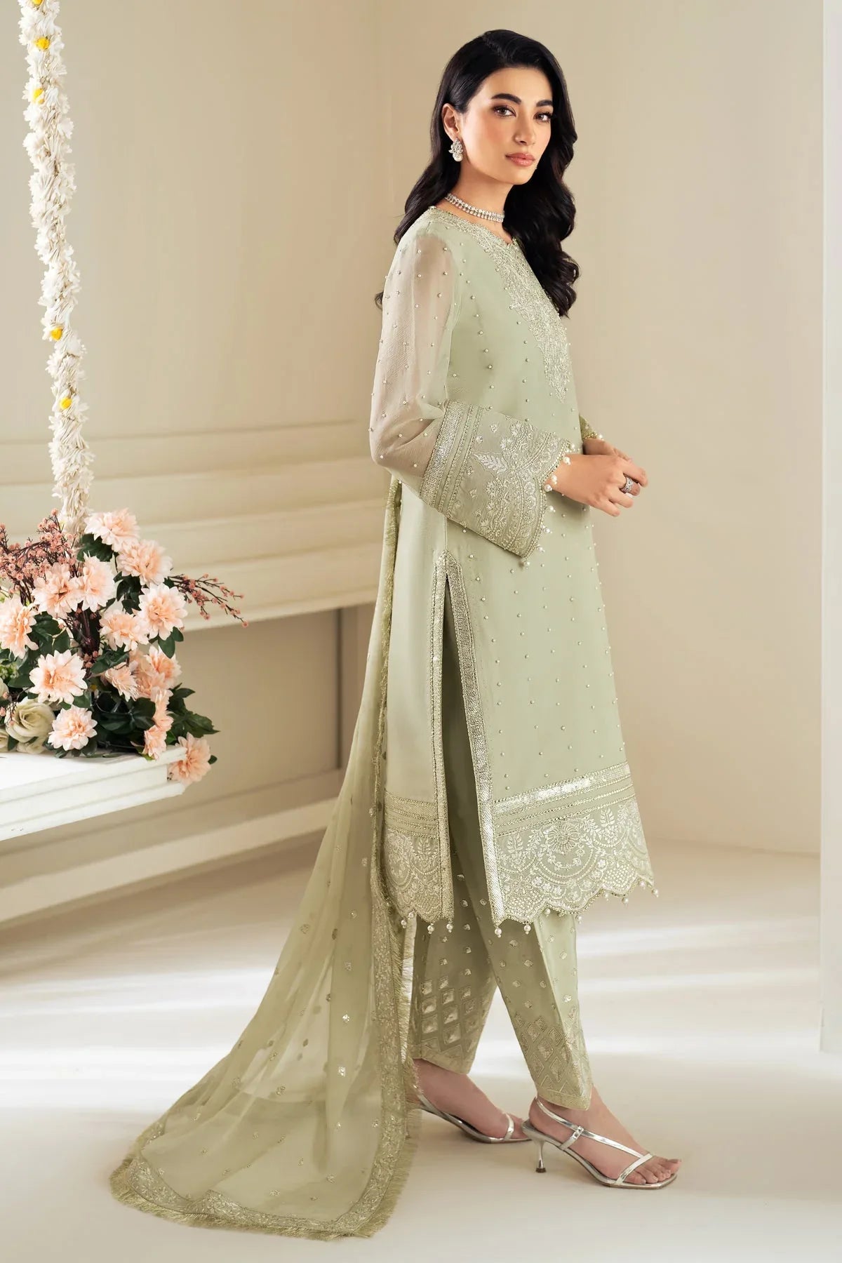 Alizeh | Selene Luxury Chiffon Collection 25 | AF-PS-8008-Neo - Rang-e-Khaas