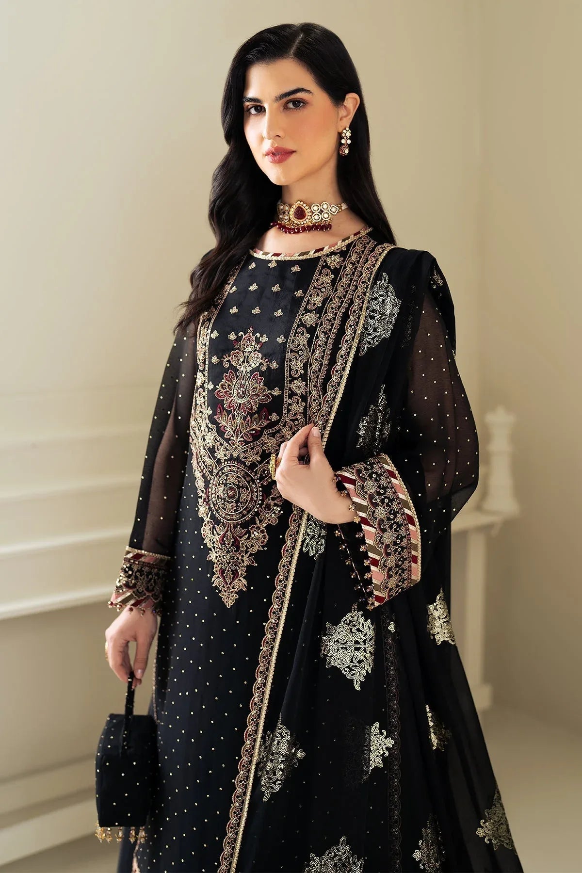 Alizeh | Selene Luxury Chiffon Collection 25 | AF-PS-8005-Alba - Rang-e-Khaas