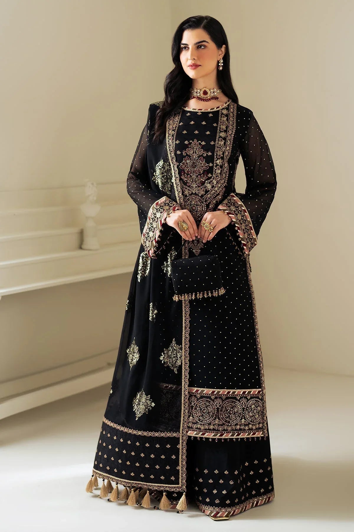 Alizeh | Selene Luxury Chiffon Collection 25 | AF-PS-8005-Alba - Rang-e-Khaas