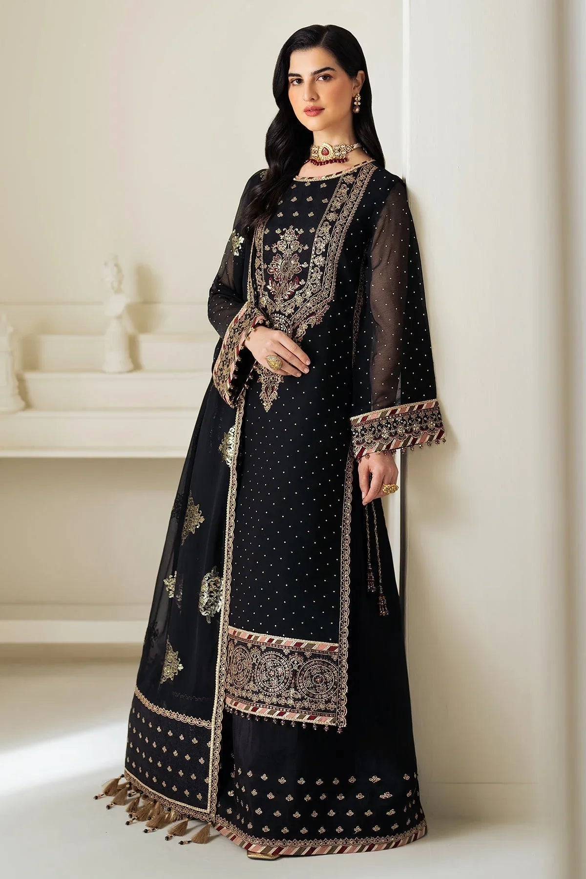 Alizeh | Selene Luxury Chiffon Collection 25 | AF-PS-8005-Alba - Rang-e-Khaas