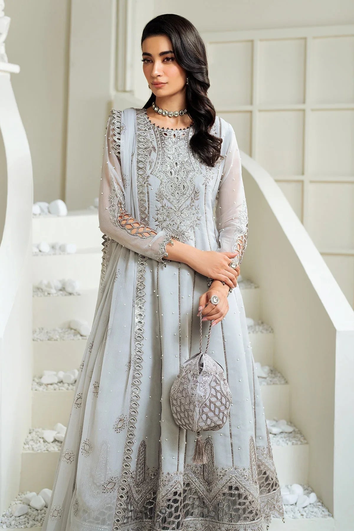 Alizeh | Selene Luxury Chiffon Collection 25 | AF-PS-8002-Luna - Rang-e-Khaas