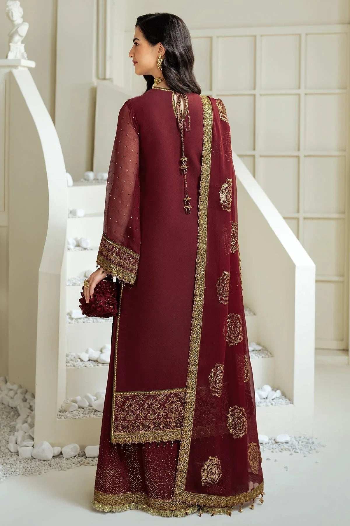 Alizeh | Selene Luxury Chiffon Collection 25 | AF-PS-8007-Gina - Rang-e-Khaas