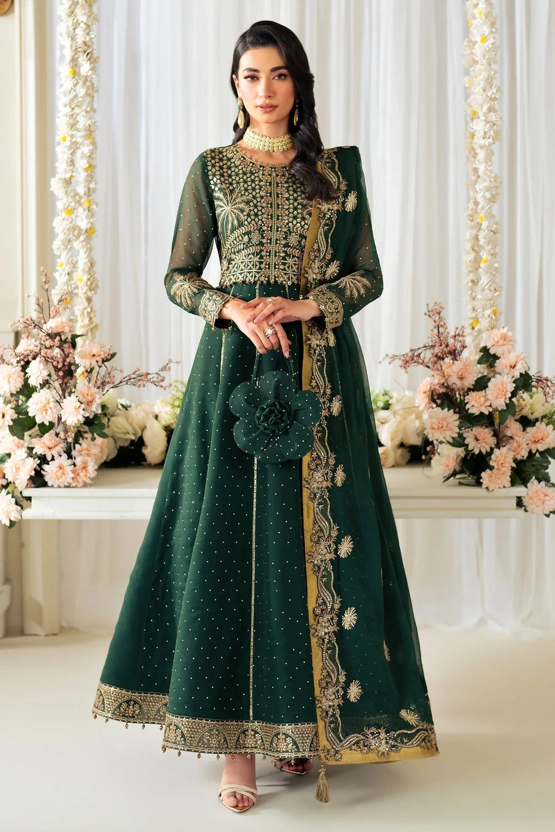 Alizeh | Selene Luxury Chiffon Collection 25 | AF-PS-8003-Citrus - Rang-e-Khaas