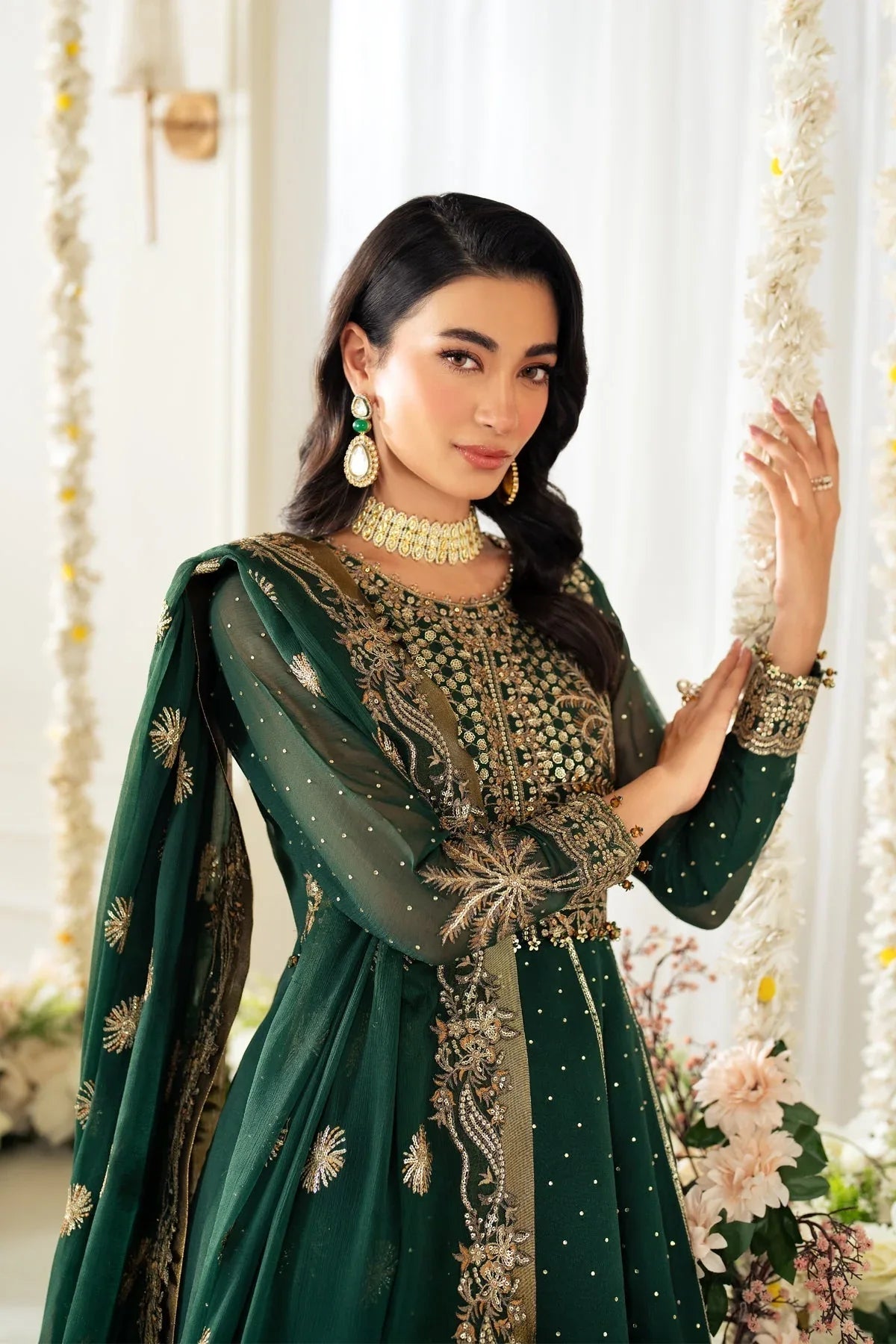 Alizeh | Selene Luxury Chiffon Collection 25 | AF-PS-8003-Citrus - Rang-e-Khaas