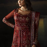 Hayat by Afrozeh Embroidered Organza 3Pc Suit AFH-24-02 ANAYA