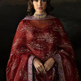 Hayat by Afrozeh Embroidered Organza 3Pc Suit AFH-24-02 ANAYA