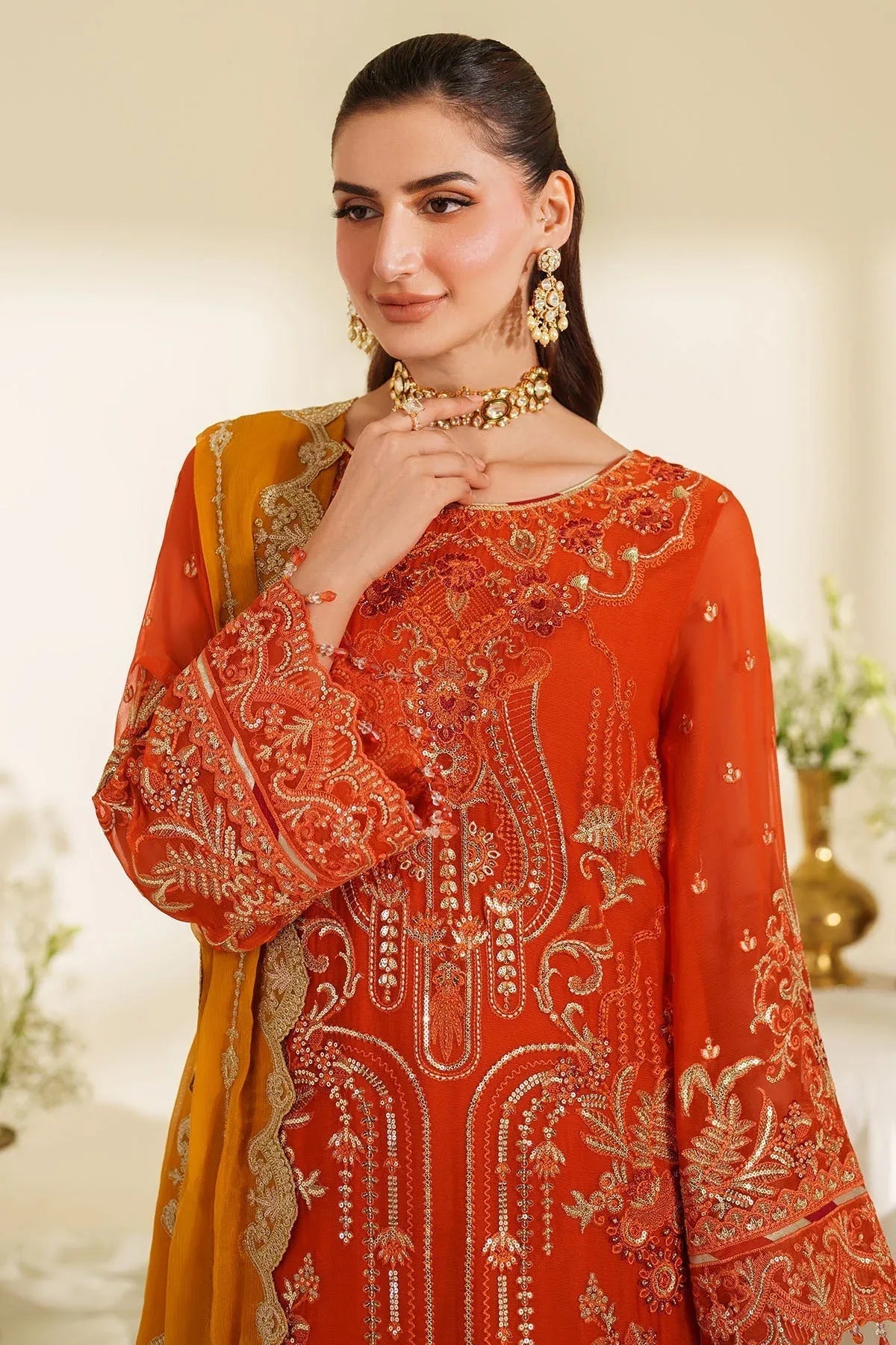 Imrozia Premium | Noore Formals | M-100 SIRA - Rang-e-Khaas