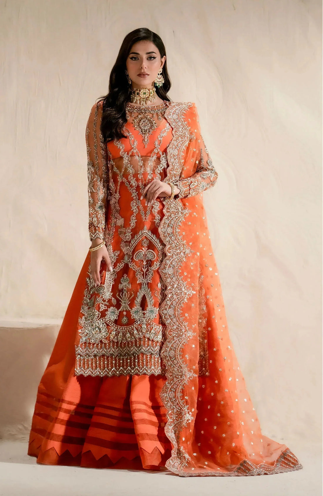 Maryum N Maria | Luxury Formals | AREZOU - MW24-562 - Rang-e-Khaas