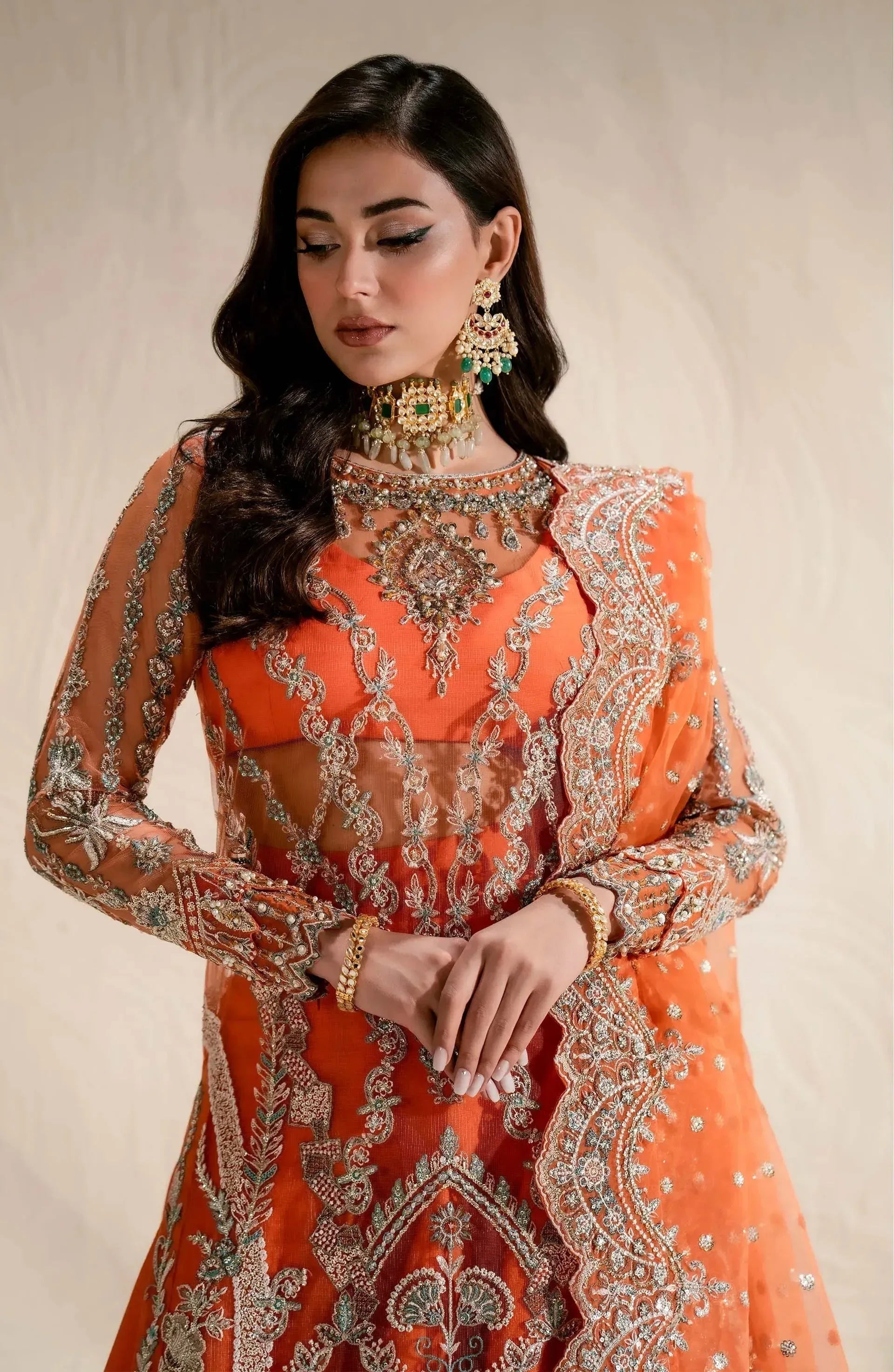 Maryum N Maria | Luxury Formals | AREZOU - MW24-562 - Rang-e-Khaas