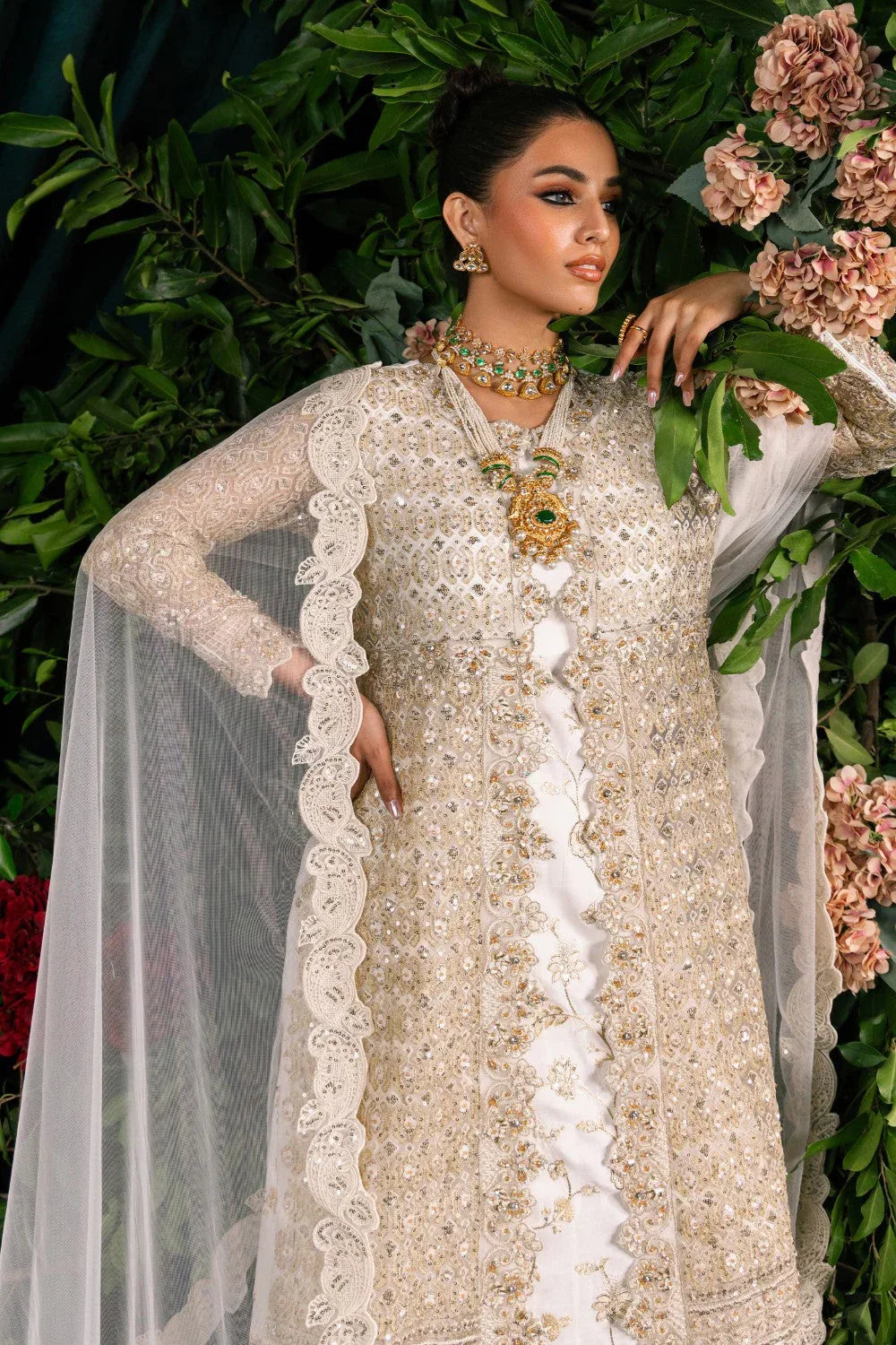 Maryum N Maria | Zircon Formals | JALEH - MS40076 - Rang-e-Khaas